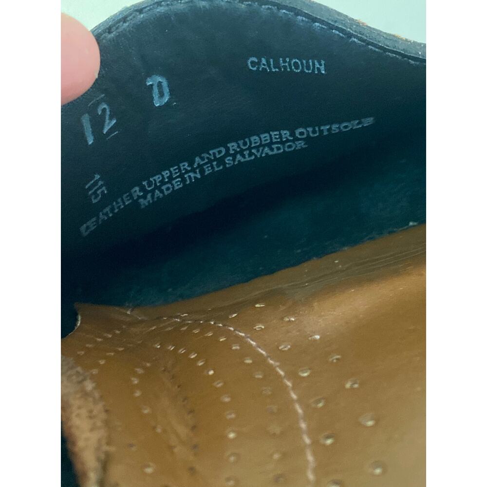 EUC Weejuns Bass Calhoun Black/Brown Leather Loafers Tassel Mens Sz 12 D View 4